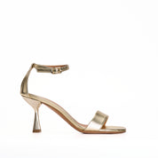 Sandalo fascia platino