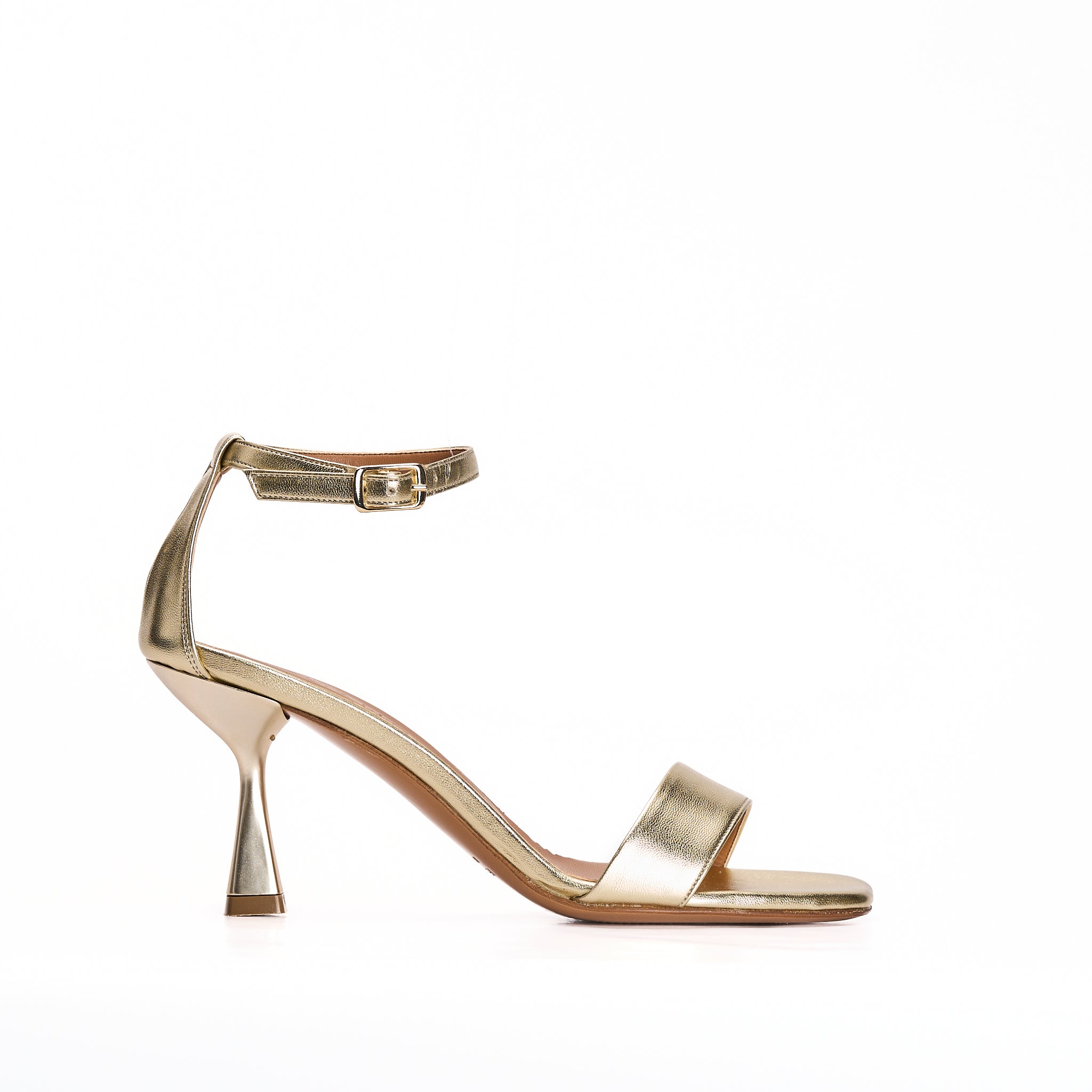 Sandalo fascia platino