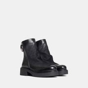 Stivaletto pelle nera Metisse