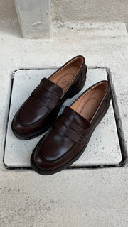 Mocassino pelle moro