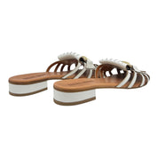 Sabot pelle bianco latte Guccino