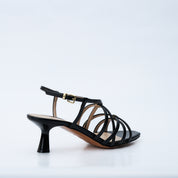 Sandalo nero  comodo Albano