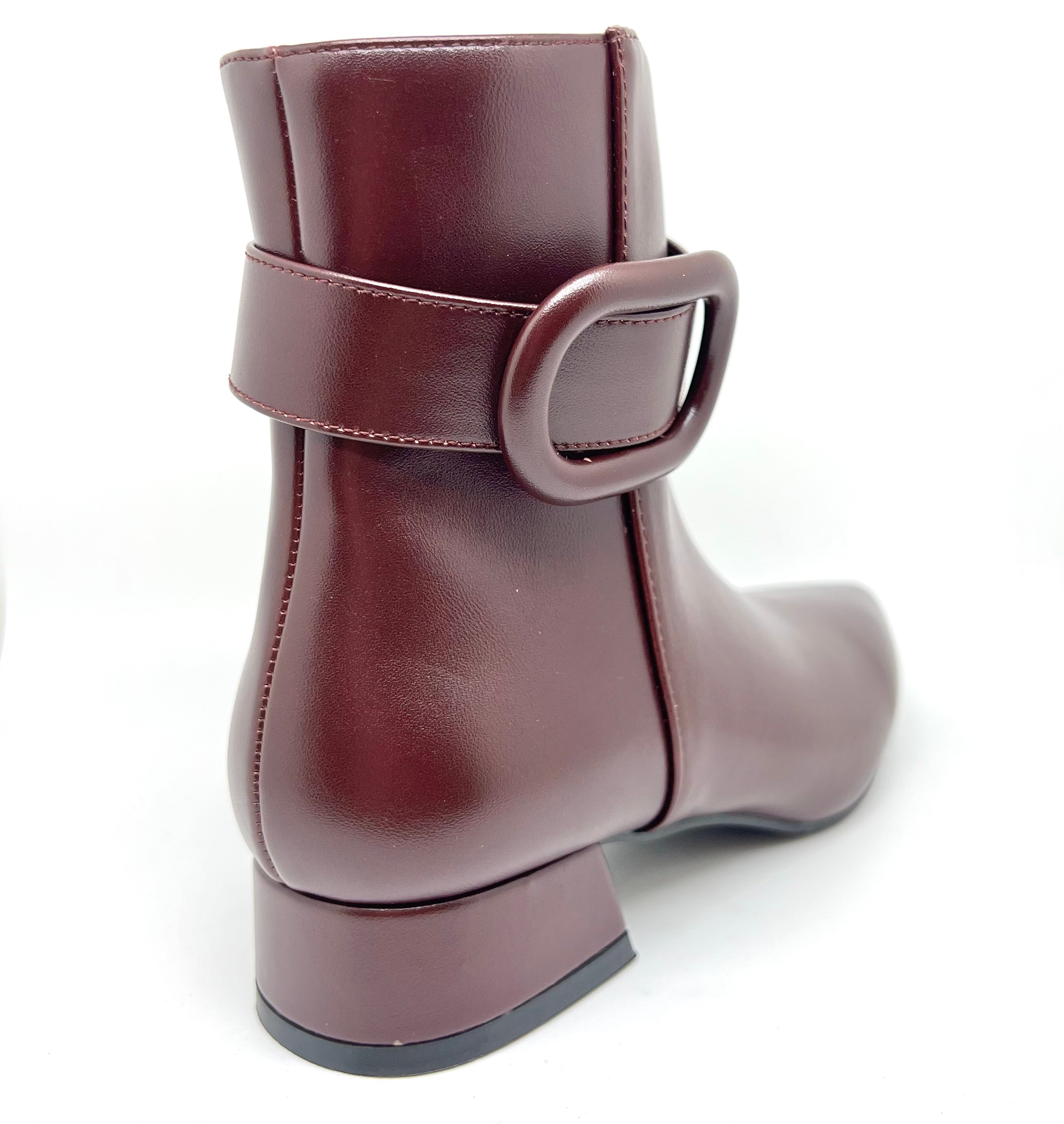 Stivaletto pelle vino Dory