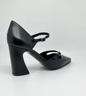 Slingback Albano pelle nera