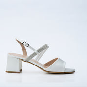 Sandalo sposa tacco basso Anny