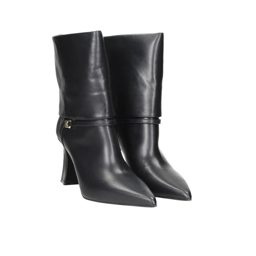 Stivaletto pelle nero Albano
