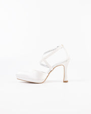 Scarpa sposa Lilly raso seta