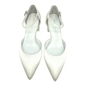 Scarpa da sposa bianco seta Irene