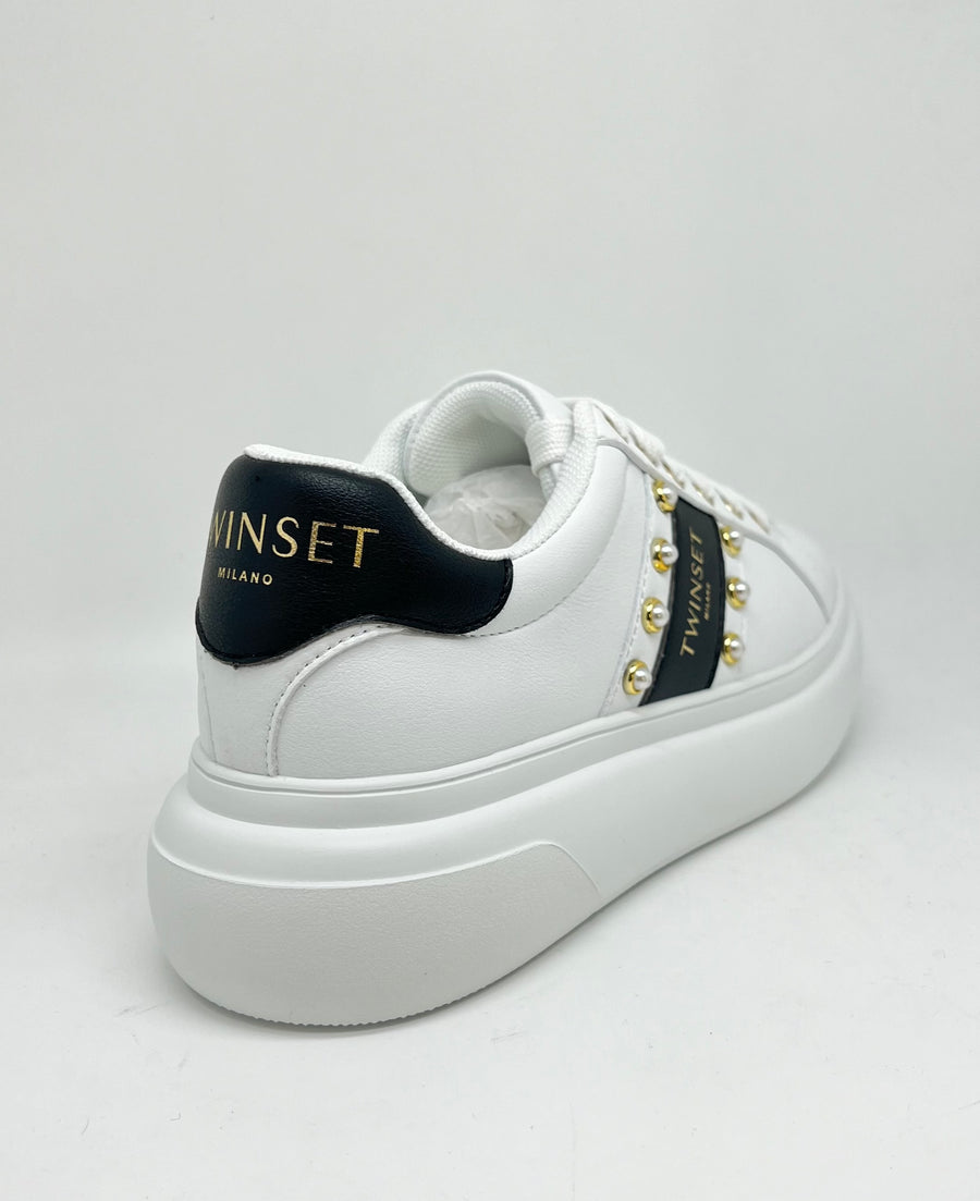 Sneaker Twinset black and White