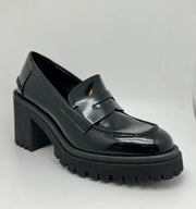 Mocassino nero in pelle made in Italy