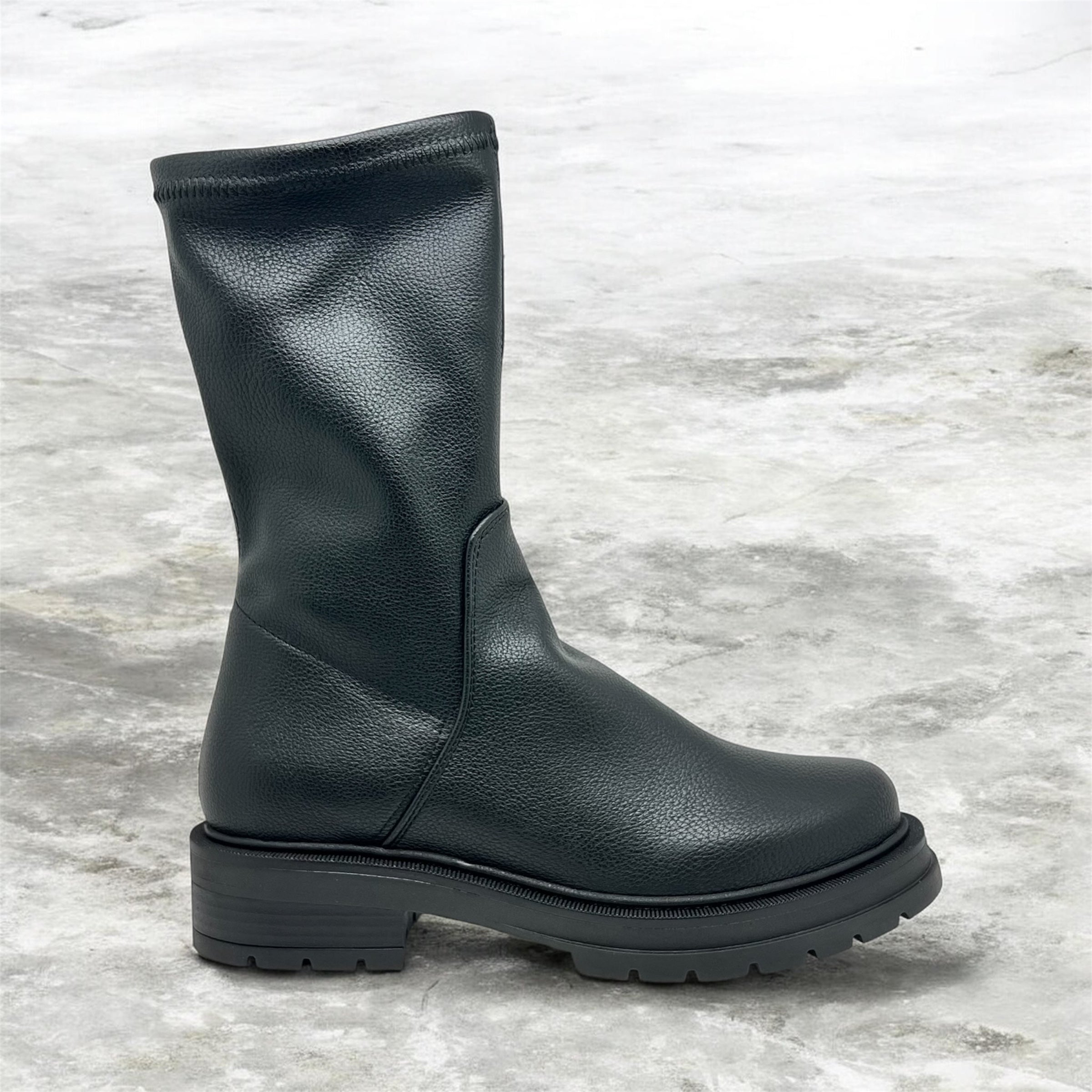 Stivaletto elasticizzato nero Brenda