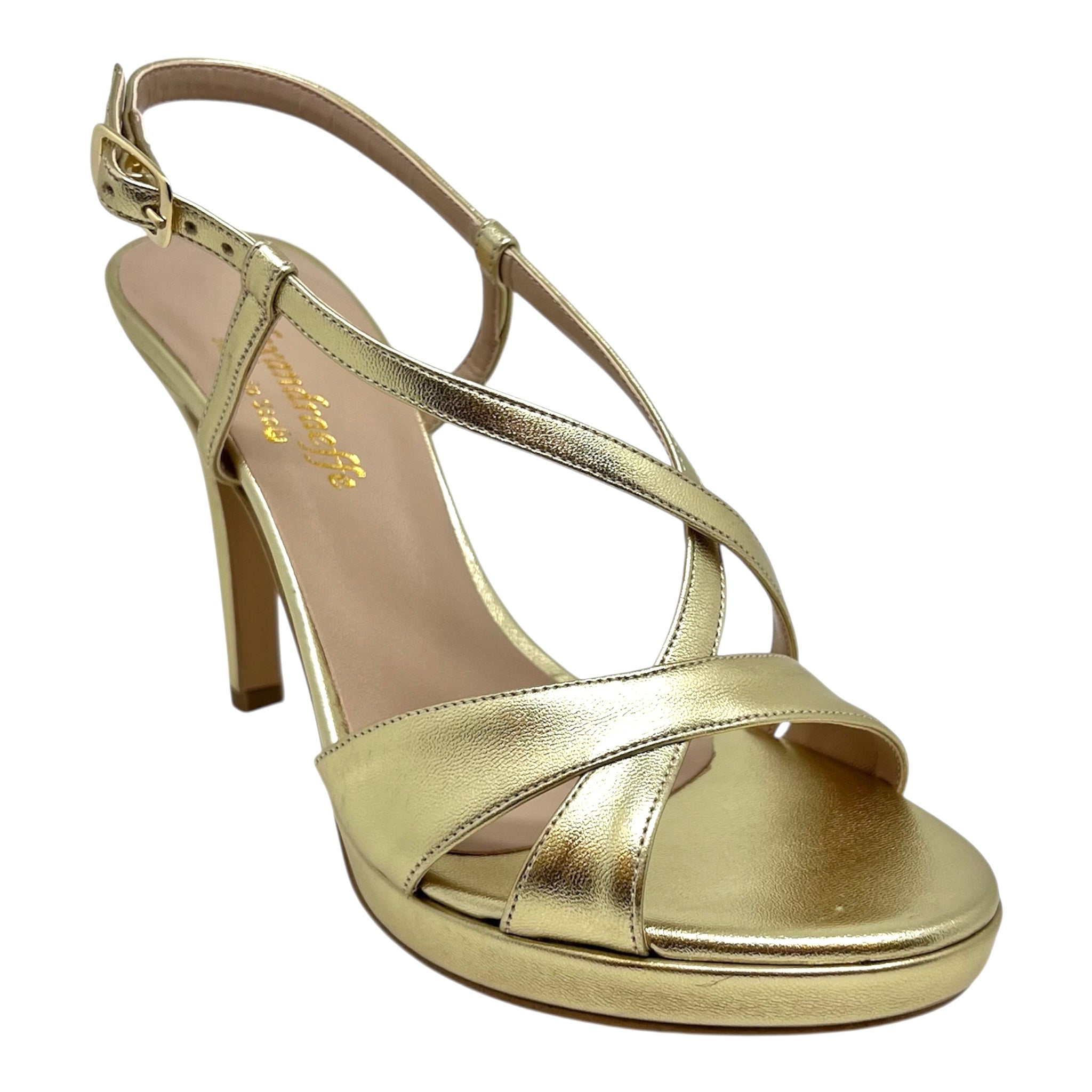 Sandalo oro platino Gemma