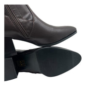 Stivaletto elasticizzato moro Ariel