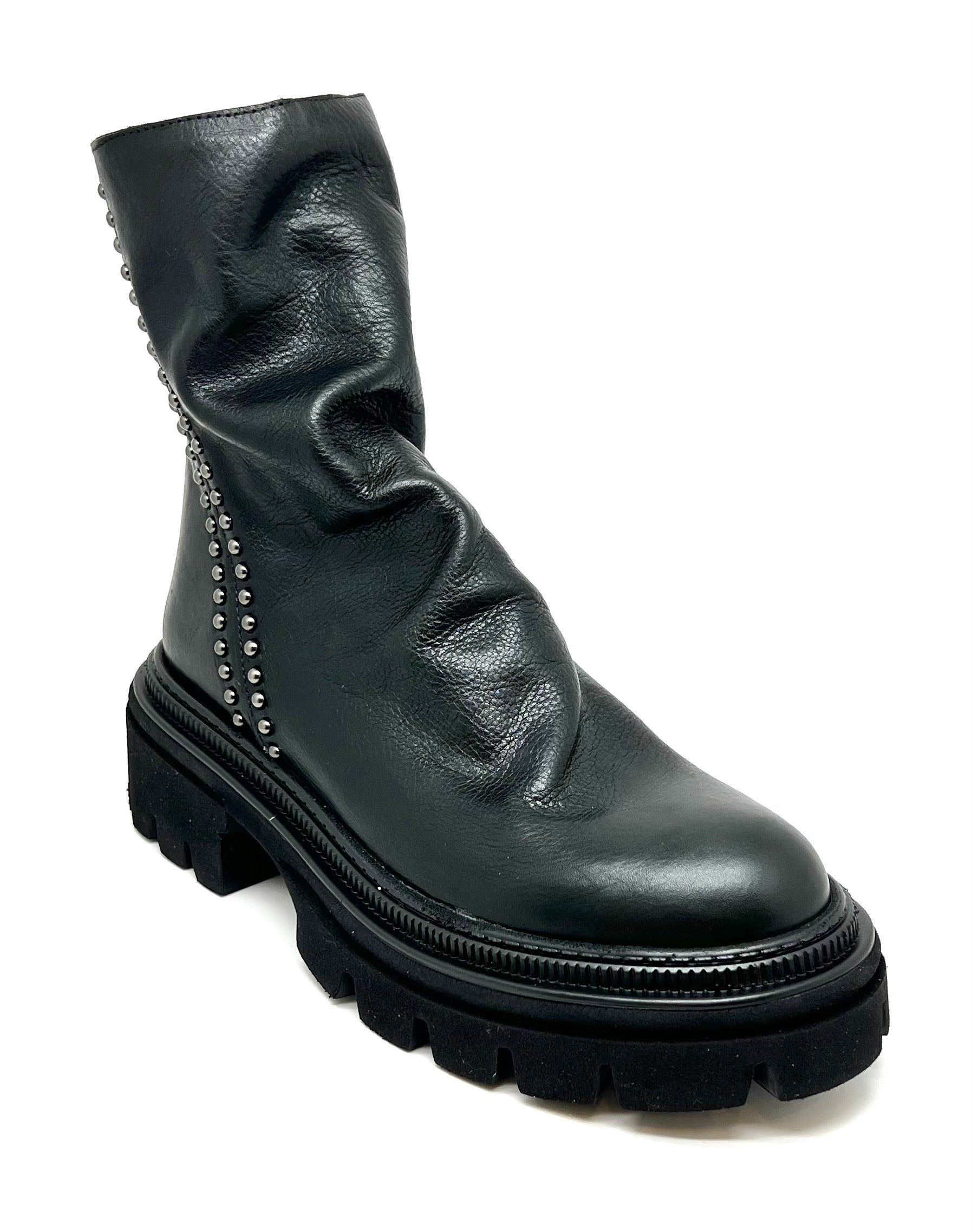 Stivaletto pelle nero Mimmù