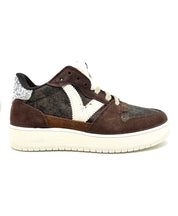 Sneaker Victoria mix cioccolato