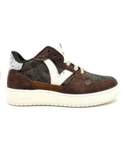 Sneaker Victoria mix cioccolato