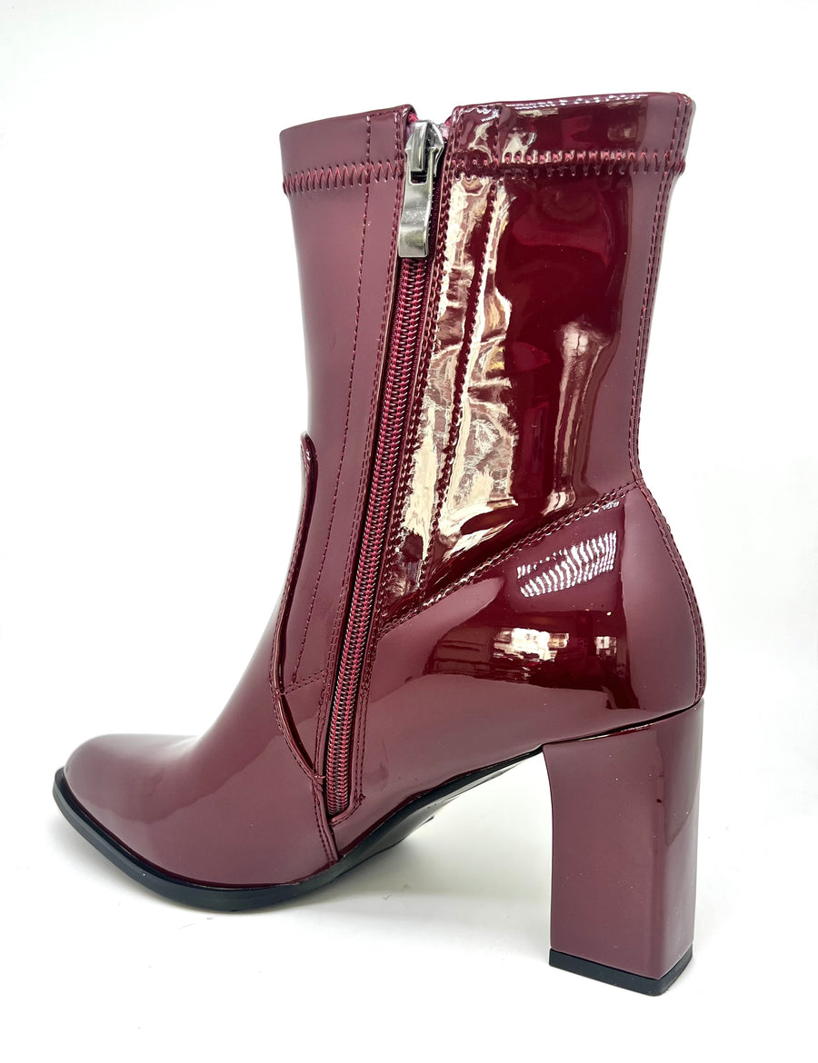 Stivaletto elasticizzato Nice bordeaux