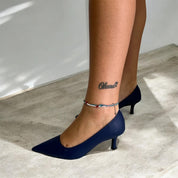 Décolleté blu tacco 50 Gaia