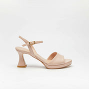 Sofia sandal with rochet heel