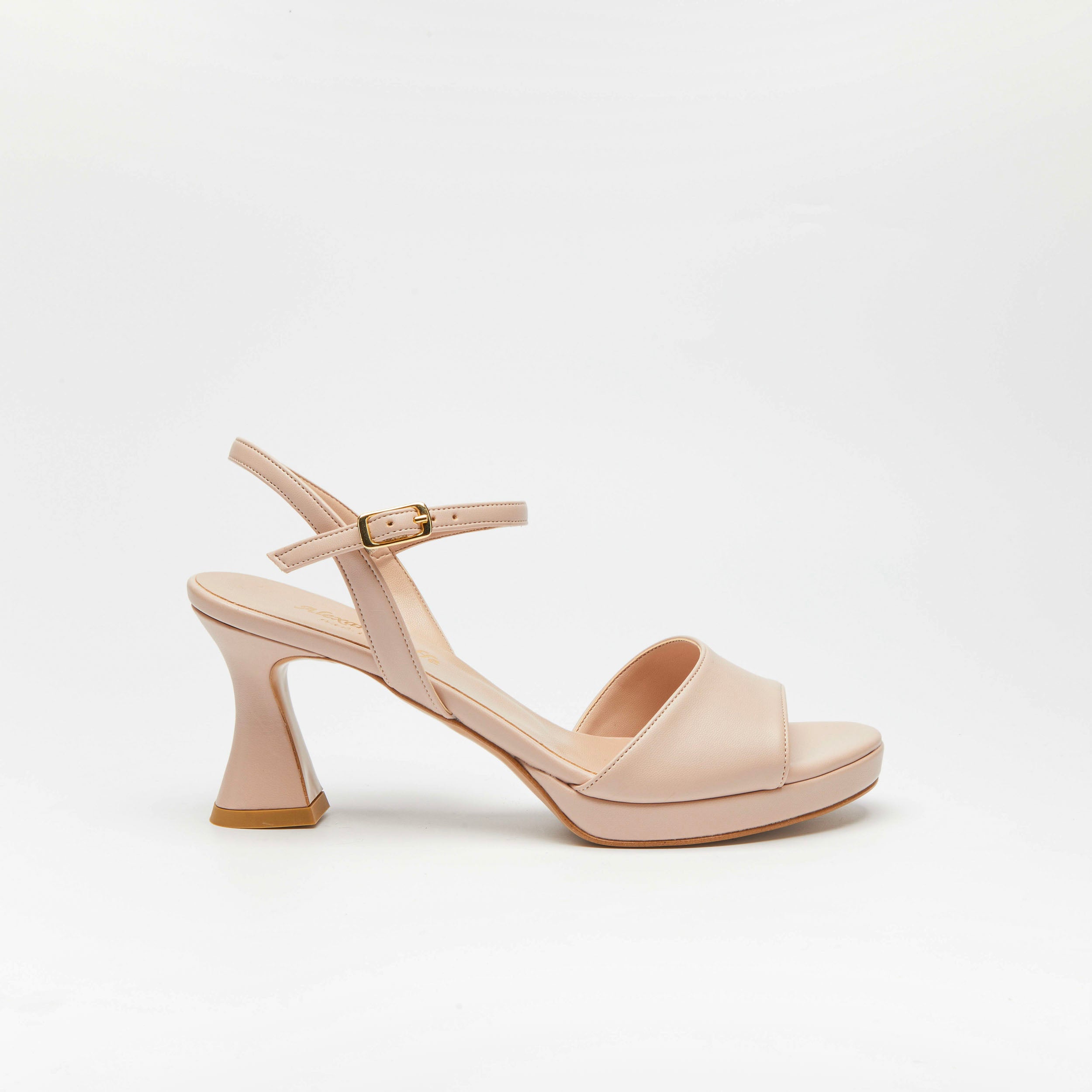 Sofia sandal with rochet heel