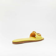 Babouche TWINSET en cuir citron