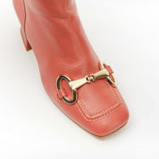 Bottine en cuir talon 50