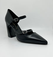 Slingback Albano pelle nera