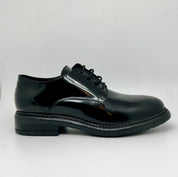 Mocassino Elly nero lacci