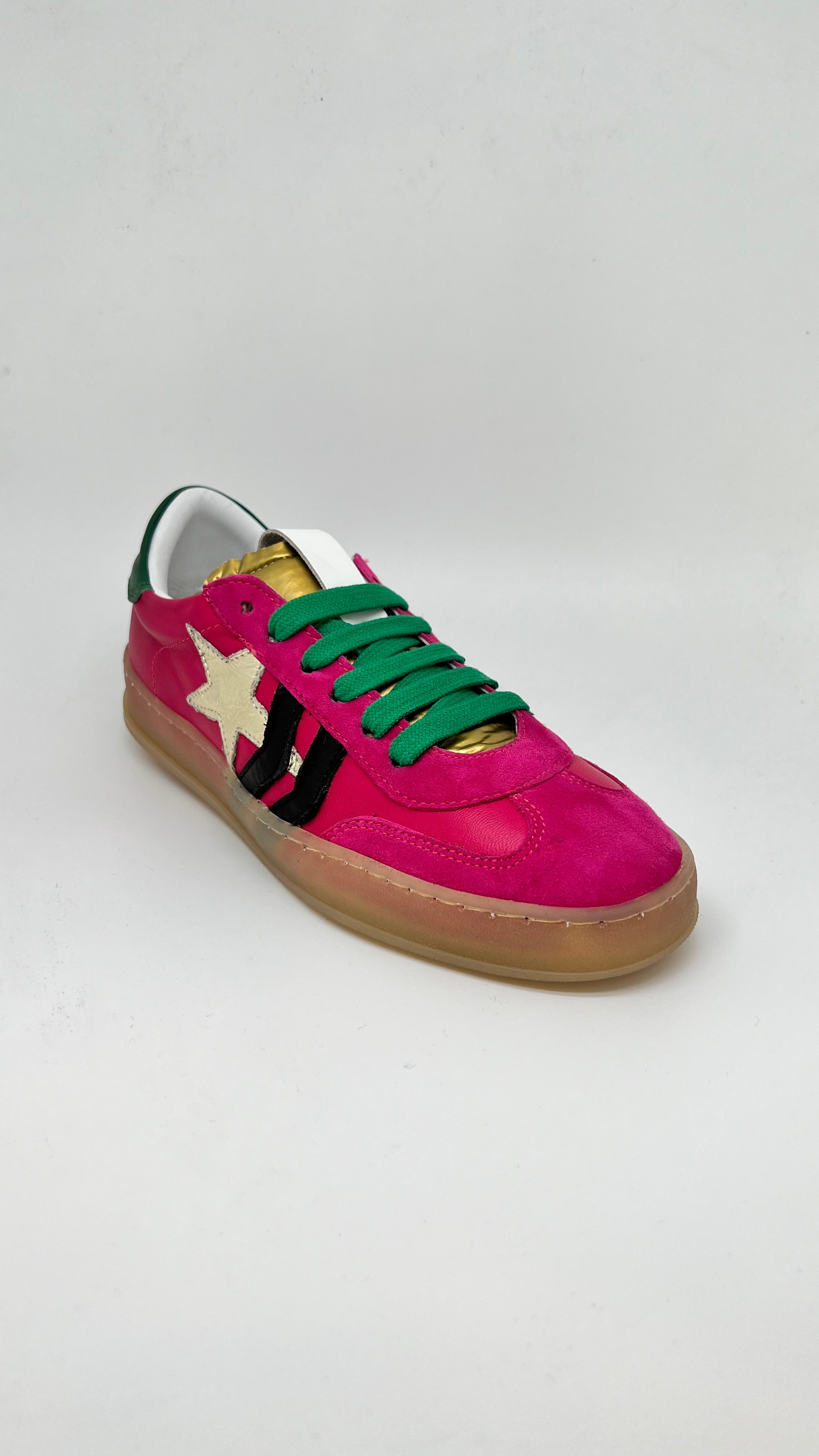 Sneakers Inside fuxia made in Italy