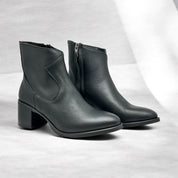 Stivaletto pelle nero Giudy