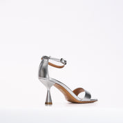 Sandalo fascia argento