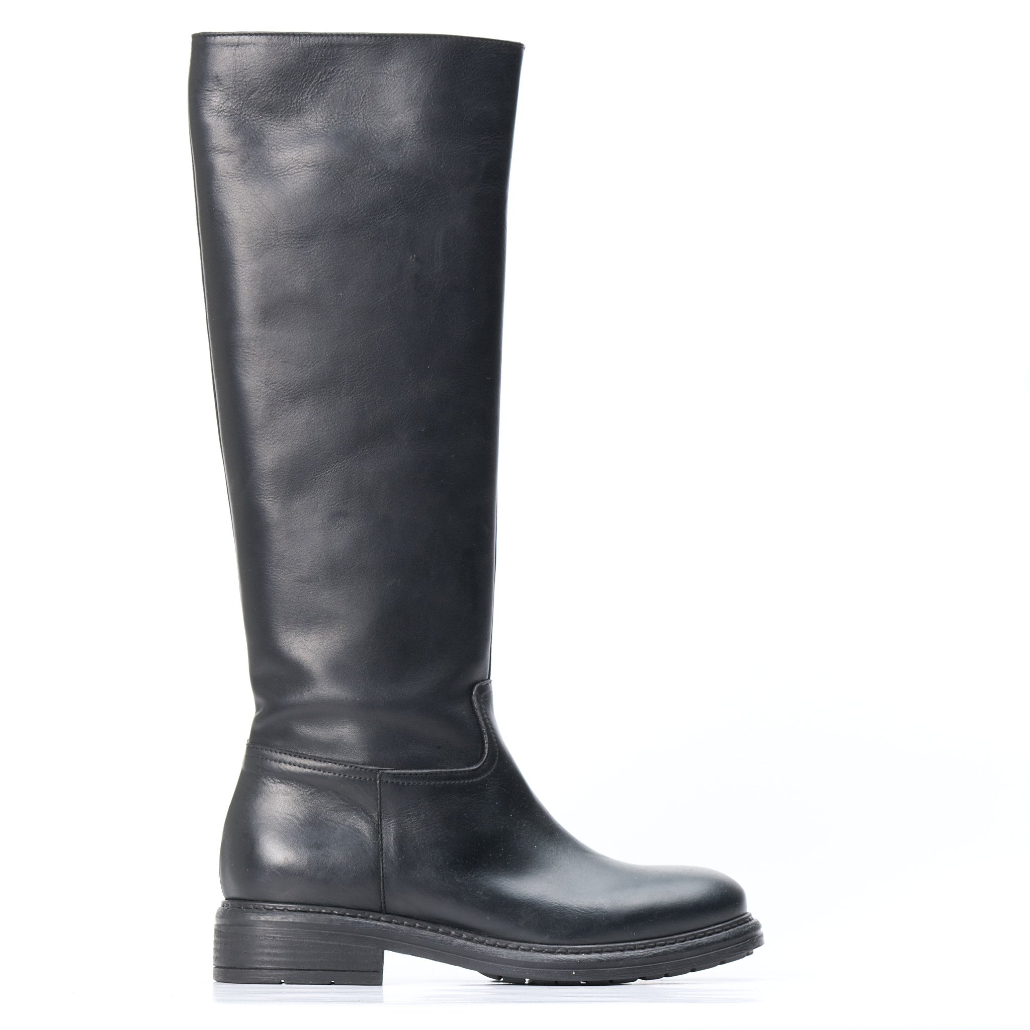 Stivali pelle nera Sofia