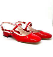 Mary Jane vernice rossa