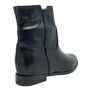 Stivaletto pelle con rialzo made in Italy
