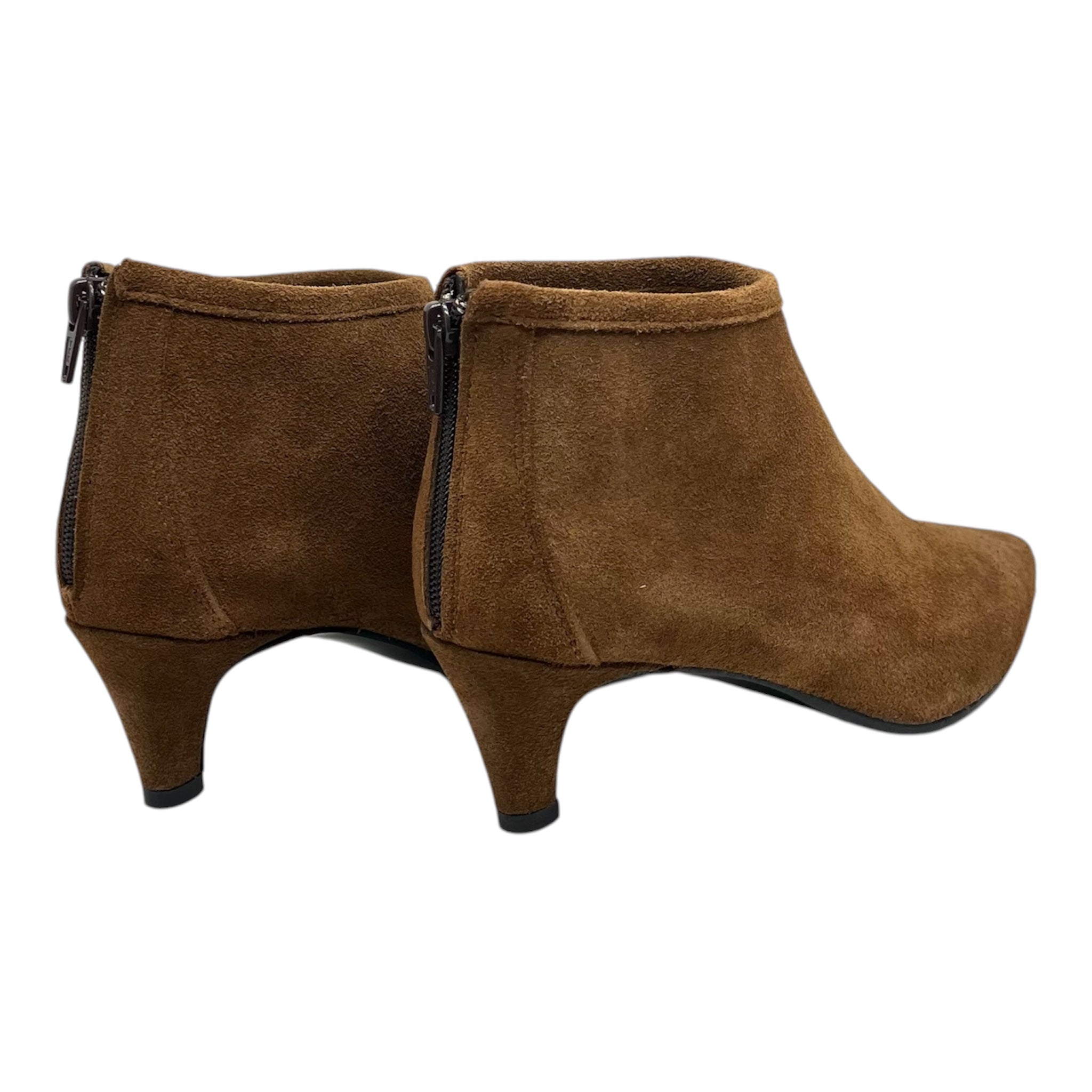 ALEX CUOIO - Tronchetto Kitten Heel in Camoscio Tobacco