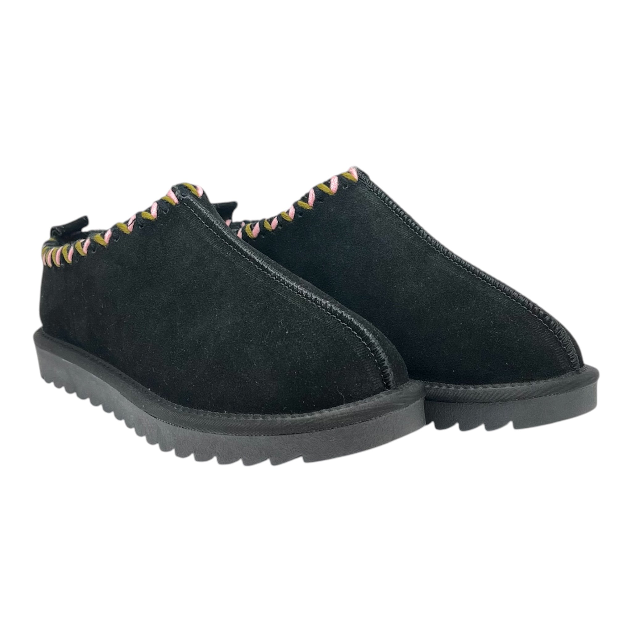 Sabot camoscio nero Colors