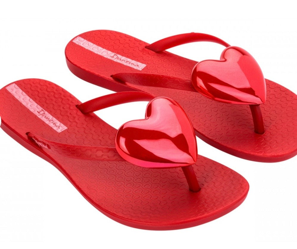 Infradito gomma rosso Love Ipanema