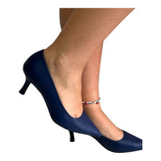 Décolleté blu tacco 50 Gaia