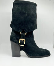 Stivale nero tacco 10