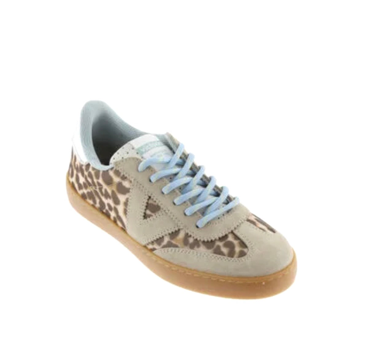 Sneakers Victoria animalier celeste