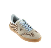 Sneakers Victoria animalier celeste
