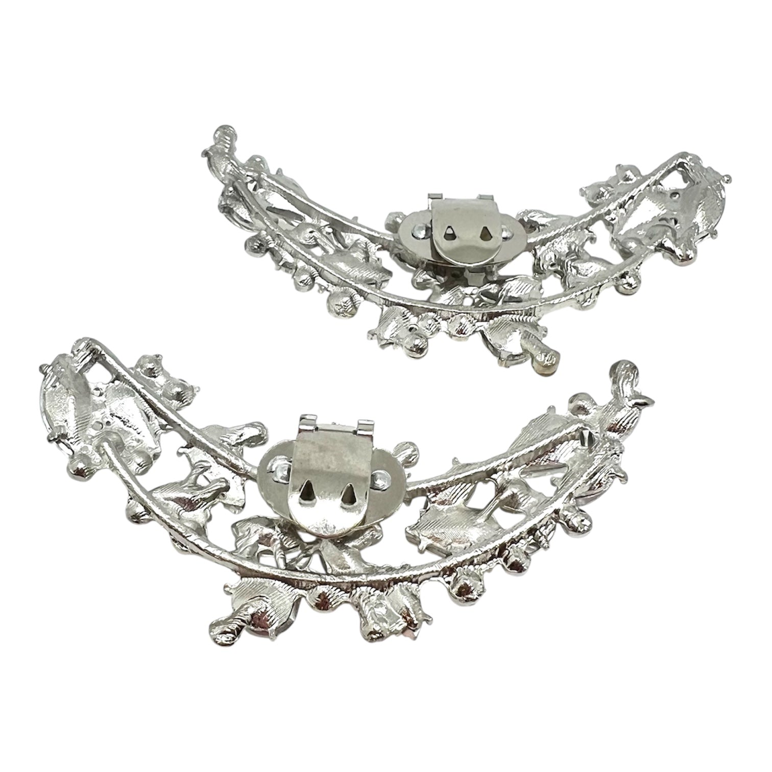 Clip gioiello argento per scarpe