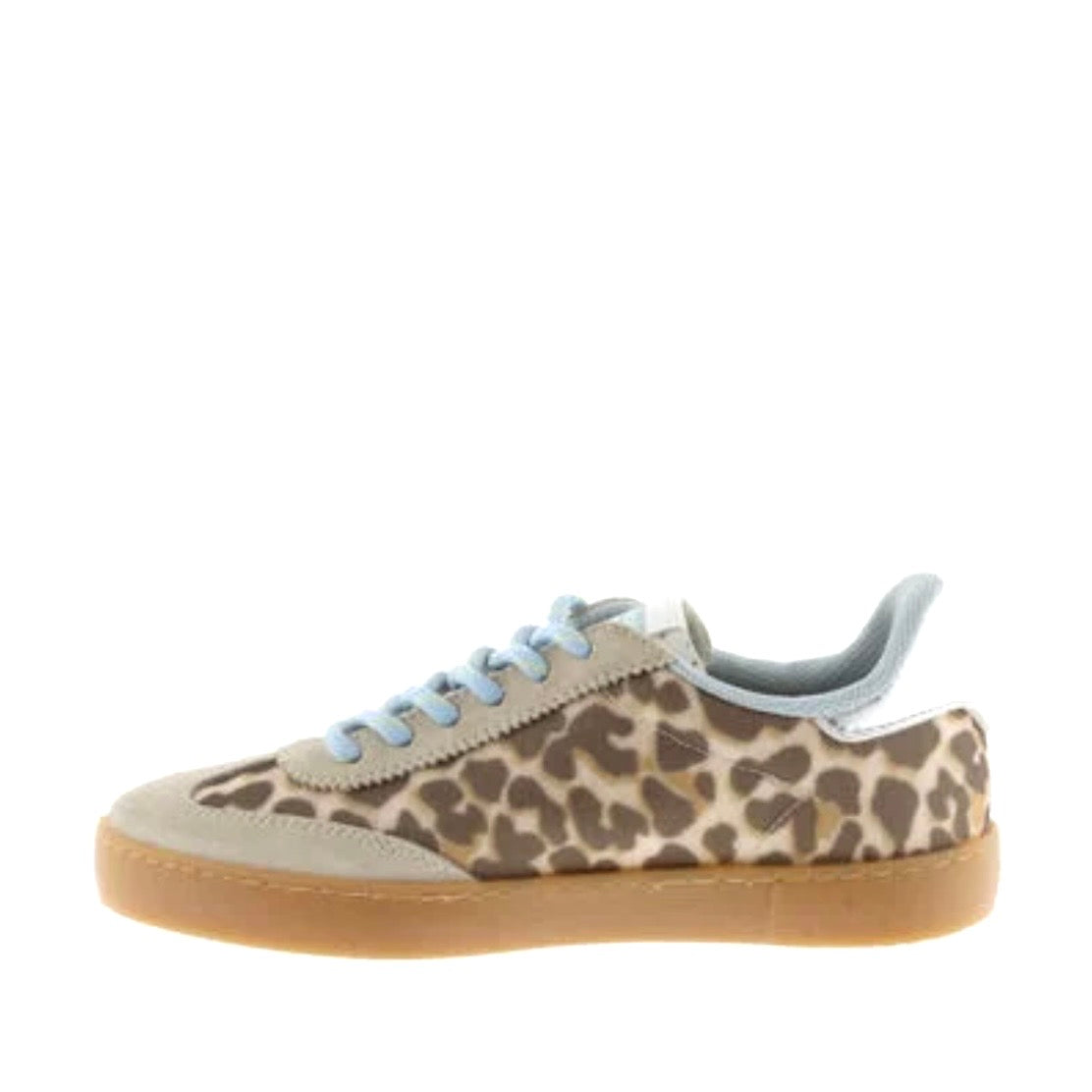 Sneakers Victoria animalier celeste