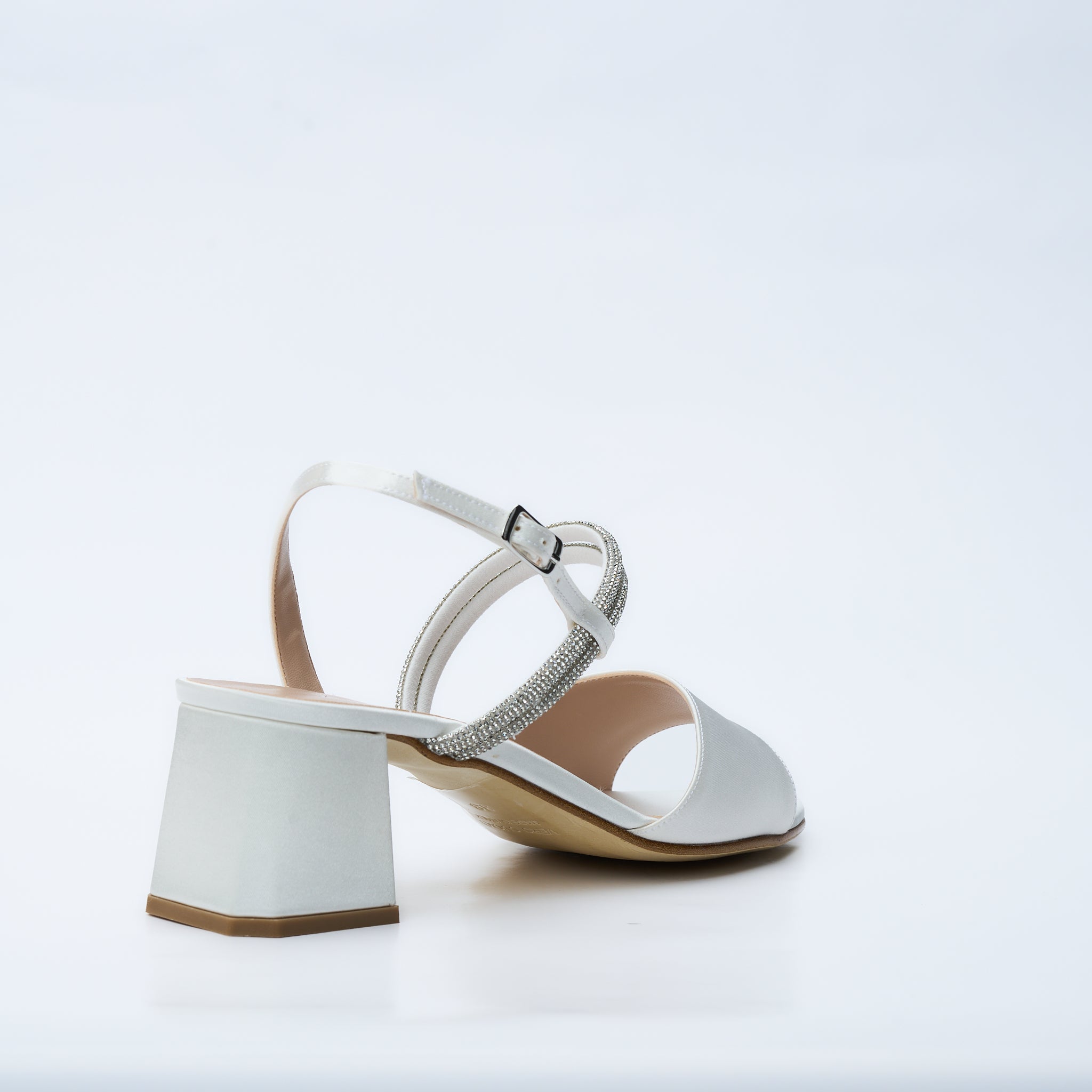 Sandalo sposa tacco basso Anny