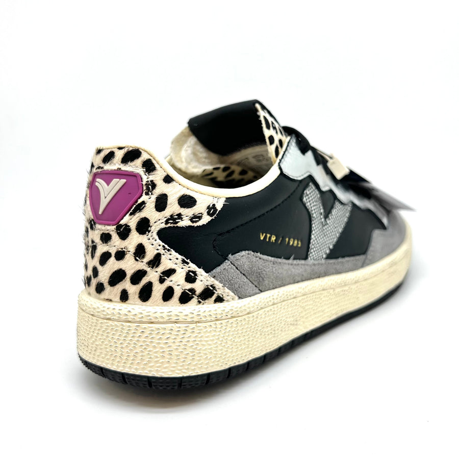 Sneaker Victoria pelle nera