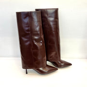 Stivale Eva in pelle cioccolato