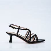 Sandalo nero  comodo Albano