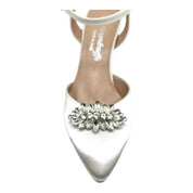 Fibbia gioiello argento per scarpe Lulù