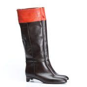 Stivale pelle moro Iris