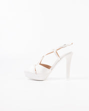 Sandalo sposa con plateau